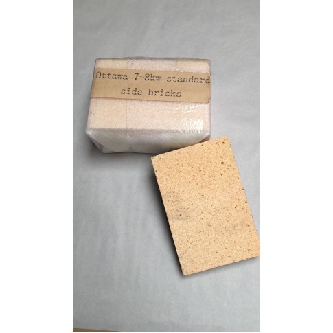 Replacement side bricks for Ecosy+ Ottawa 7-8kw multi-fuel stove